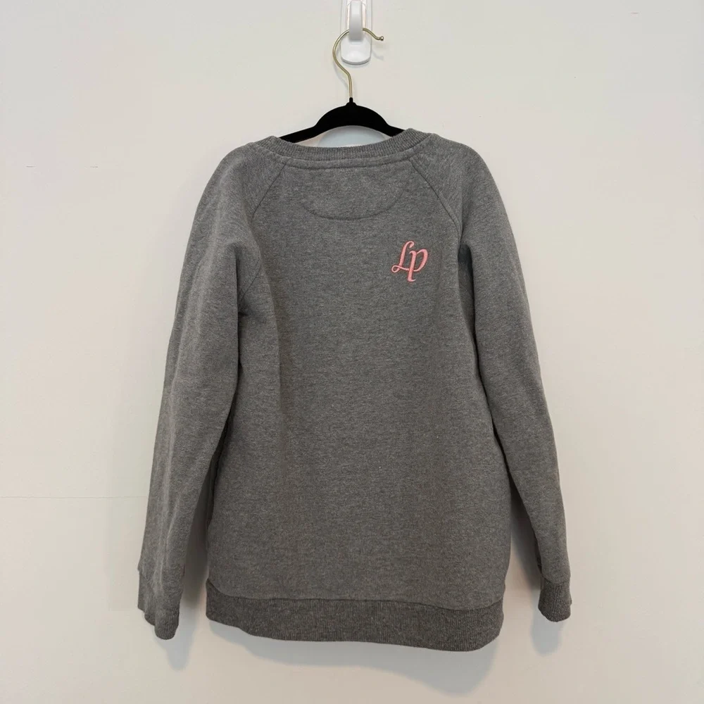 LP Apparel Gray Kids Zip-Up Sweatshirt 7-8 - Picture 2 of 3